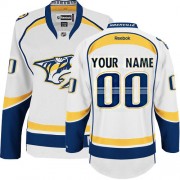 Reebok Nashville Predators Women's Customized Premier White Away Jersey