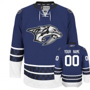 Reebok Nashville Predators Women's Customized Authentic Blue Third Jersey