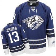 Men's Reebok Nashville Predators 13 Olli Jokinen Blue Third Jersey - Authentic Men's Reebok Nashville Predators 13 Olli Jokinen Blue Third Jersey - Authentic