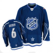 Men's Reebok Nashville Predators 6 Shea Weber Navy Blue 2011 All Star Jersey - Authentic Men's Reebok Nashville Predators 6 Shea Weber Navy Blue 2011 All Star Jersey - Authentic