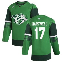 Youth Adidas Nashville Predators Scott Hartnell Green 2020 St. Patrick's Day Jersey - Authentic Youth Adidas Nashville Predators Scott Hartnell Green 2020 St. Patrick's Day Jersey - Authentic