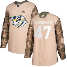 Youth Adidas Nashville Predators Grigori Denisenko Camo Veterans Day Practice Jersey - Authentic Youth Adidas Nashville Predators Grigori Denisenko Camo Veterans Day Practice Jersey - Authentic