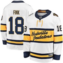 Men's Fanatics Branded Nashville Predators Aiden Fink White 2020 Winter Classic Player Jersey - Breakaway Men's Fanatics Branded Nashville Predators Aiden Fink White 2020 Winter Classic Player Jersey - Breakaway
