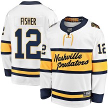 Men's Fanatics Branded Nashville Predators Mike Fisher White 2020 Winter Classic Jersey - Breakaway Men's Fanatics Branded Nashville Predators Mike Fisher White 2020 Winter Classic Jersey - Breakaway