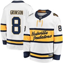 Men's Fanatics Branded Nashville Predators Stu Grimson White 2020 Winter Classic Jersey - Breakaway Men's Fanatics Branded Nashville Predators Stu Grimson White 2020 Winter Classic Jersey - Breakaway