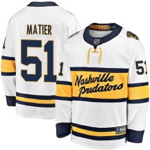 Men's Fanatics Branded Nashville Predators Jack Matier White 2020 Winter Classic Player Jersey - Breakaway Men's Fanatics Branded Nashville Predators Jack Matier White 2020 Winter Classic Player Jersey - Breakaway