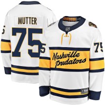 Men's Fanatics Branded Nashville Predators Navrin Mutter White 2020 Winter Classic Player Jersey - Breakaway Men's Fanatics Branded Nashville Predators Navrin Mutter White 2020 Winter Classic Player Jersey - Breakaway