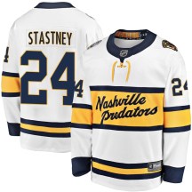 Men's Fanatics Branded Nashville Predators Spencer Stastney White 2020 Winter Classic Player Jersey - Breakaway