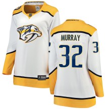 Women's Fanatics Branded Nashville Predators Matt Murray White Away Jersey - Breakaway Women's Fanatics Branded Nashville Predators Matt Murray White Away Jersey - Breakaway