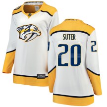 Women's Fanatics Branded Nashville Predators Ryan Suter White Away Jersey - Breakaway Women's Fanatics Branded Nashville Predators Ryan Suter White Away Jersey - Breakaway