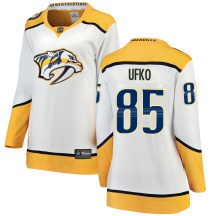 Women's Fanatics Branded Nashville Predators Ryan Ufko White Away Jersey - Breakaway Women's Fanatics Branded Nashville Predators Ryan Ufko White Away Jersey - Breakaway