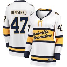 Women's Fanatics Branded Nashville Predators Grigori Denisenko White 2020 Winter Classic Player Jersey - Breakaway Women's Fanatics Branded Nashville Predators Grigori Denisenko White 2020 Winter Classic Player Jersey - Breakaway