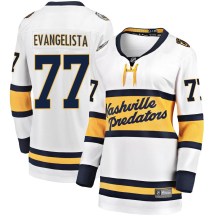 Women's Fanatics Branded Nashville Predators Luke Evangelista White 2020 Winter Classic Player Jersey - Breakaway Women's Fanatics Branded Nashville Predators Luke Evangelista White 2020 Winter Classic Player Jersey - Breakaway