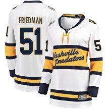Women's Fanatics Branded Nashville Predators Mark Friedman White 2020 Winter Classic Player Jersey - Breakaway Women's Fanatics Branded Nashville Predators Mark Friedman White 2020 Winter Classic Player Jersey - Breakaway