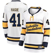 Women's Fanatics Branded Nashville Predators Nicolas Hague White 2020 Winter Classic Player Jersey - Breakaway Women's Fanatics Branded Nashville Predators Nicolas Hague White 2020 Winter Classic Player Jersey - Breakaway