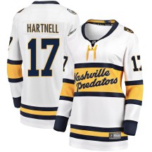 Women's Fanatics Branded Nashville Predators Scott Hartnell White 2020 Winter Classic Jersey - Breakaway Women's Fanatics Branded Nashville Predators Scott Hartnell White 2020 Winter Classic Jersey - Breakaway