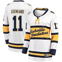 Women's Fanatics Branded Nashville Predators David Legwand White 2020 Winter Classic Jersey - Breakaway Women's Fanatics Branded Nashville Predators David Legwand White 2020 Winter Classic Jersey - Breakaway