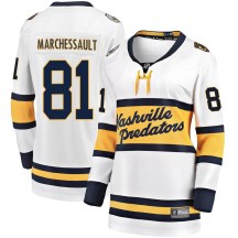Women's Fanatics Branded Nashville Predators Jonathan Marchessault White 2020 Winter Classic Player Jersey - Breakaway Women's Fanatics Branded Nashville Predators Jonathan Marchessault White 2020 Winter Classic Player Jersey - Breakaway