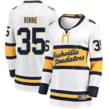 Women's Fanatics Branded Nashville Predators Pekka Rinne White 2020 Winter Classic Jersey - Breakaway Women's Fanatics Branded Nashville Predators Pekka Rinne White 2020 Winter Classic Jersey - Breakaway
