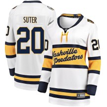 Women's Fanatics Branded Nashville Predators Ryan Suter White 2020 Winter Classic Jersey - Breakaway Women's Fanatics Branded Nashville Predators Ryan Suter White 2020 Winter Classic Jersey - Breakaway
