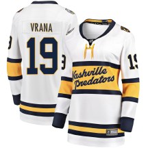 Women's Fanatics Branded Nashville Predators Jakub Vrana White 2020 Winter Classic Player Jersey - Breakaway Women's Fanatics Branded Nashville Predators Jakub Vrana White 2020 Winter Classic Player Jersey - Breakaway