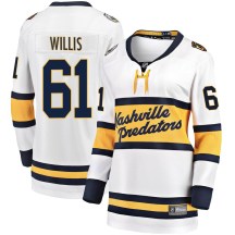 Women's Fanatics Branded Nashville Predators Joey Willis White 2020 Winter Classic Player Jersey - Breakaway Women's Fanatics Branded Nashville Predators Joey Willis White 2020 Winter Classic Player Jersey - Breakaway