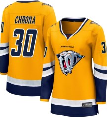 Women's Fanatics Branded Nashville Predators Magnus Chrona Yellow Special Edition 2.0 Jersey - Breakaway Women's Fanatics Branded Nashville Predators Magnus Chrona Yellow Special Edition 2.0 Jersey - Breakaway