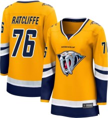 Women's Fanatics Branded Nashville Predators Isaac Ratcliffe Yellow Special Edition 2.0 Jersey - Breakaway Women's Fanatics Branded Nashville Predators Isaac Ratcliffe Yellow Special Edition 2.0 Jersey - Breakaway