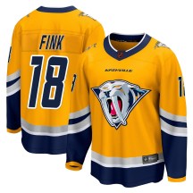 Youth Fanatics Branded Nashville Predators Aiden Fink Yellow Special Edition 2.0 Jersey - Breakaway Youth Fanatics Branded Nashville Predators Aiden Fink Yellow Special Edition 2.0 Jersey - Breakaway