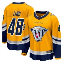 Youth Fanatics Branded Nashville Predators Kalan Lind Yellow Special Edition 2.0 Jersey - Breakaway Youth Fanatics Branded Nashville Predators Kalan Lind Yellow Special Edition 2.0 Jersey - Breakaway