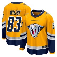 Youth Fanatics Branded Nashville Predators Adam Wilsby Yellow Special Edition 2.0 Jersey - Breakaway Youth Fanatics Branded Nashville Predators Adam Wilsby Yellow Special Edition 2.0 Jersey - Breakaway