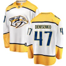 Youth Fanatics Branded Nashville Predators Grigori Denisenko White Away Jersey - Breakaway Youth Fanatics Branded Nashville Predators Grigori Denisenko White Away Jersey - Breakaway