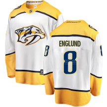 Youth Fanatics Branded Nashville Predators Andreas Englund White Away Jersey - Breakaway Youth Fanatics Branded Nashville Predators Andreas Englund White Away Jersey - Breakaway