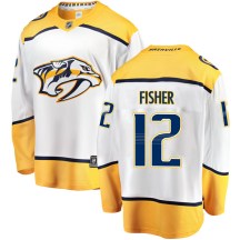 Youth Fanatics Branded Nashville Predators Mike Fisher White Away Jersey - Breakaway Youth Fanatics Branded Nashville Predators Mike Fisher White Away Jersey - Breakaway