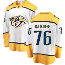Youth Fanatics Branded Nashville Predators Isaac Ratcliffe White Away Jersey - Breakaway Youth Fanatics Branded Nashville Predators Isaac Ratcliffe White Away Jersey - Breakaway