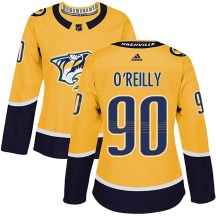 Women's Adidas Nashville Predators Ryan O'Reilly Gold Home Jersey - Authentic Women's Adidas Nashville Predators Ryan O'Reilly Gold Home Jersey - Authentic