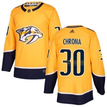 Youth Adidas Nashville Predators Magnus Chrona Gold Home Jersey - Authentic Youth Adidas Nashville Predators Magnus Chrona Gold Home Jersey - Authentic