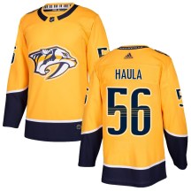 Youth Adidas Nashville Predators Erik Haula Gold Home Jersey - Authentic Youth Adidas Nashville Predators Erik Haula Gold Home Jersey - Authentic