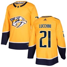 Youth Adidas Nashville Predators Jake Lucchini Gold Home Jersey - Authentic Youth Adidas Nashville Predators Jake Lucchini Gold Home Jersey - Authentic