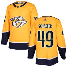 Youth Adidas Nashville Predators Reid Schaefer Gold Home Jersey - Authentic Youth Adidas Nashville Predators Reid Schaefer Gold Home Jersey - Authentic