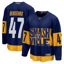 Youth Fanatics Branded Nashville Predators Grigori Denisenko Navy 2022 Stadium Series Jersey - Breakaway Youth Fanatics Branded Nashville Predators Grigori Denisenko Navy 2022 Stadium Series Jersey - Breakaway