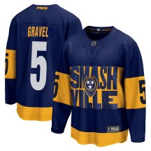 Youth Fanatics Branded Nashville Predators Kevin Gravel Navy 2022 Stadium Series Jersey - Breakaway Youth Fanatics Branded Nashville Predators Kevin Gravel Navy 2022 Stadium Series Jersey - Breakaway