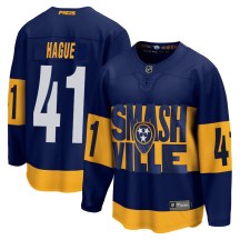 Youth Fanatics Branded Nashville Predators Nicolas Hague Navy 2022 Stadium Series Jersey - Breakaway Youth Fanatics Branded Nashville Predators Nicolas Hague Navy 2022 Stadium Series Jersey - Breakaway