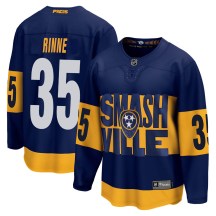 Youth Fanatics Branded Nashville Predators Pekka Rinne Navy 2022 Stadium Series Jersey - Breakaway Youth Fanatics Branded Nashville Predators Pekka Rinne Navy 2022 Stadium Series Jersey - Breakaway
