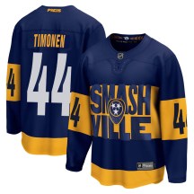 Youth Fanatics Branded Nashville Predators Kimmo Timonen Navy 2022 Stadium Series Jersey - Breakaway Youth Fanatics Branded Nashville Predators Kimmo Timonen Navy 2022 Stadium Series Jersey - Breakaway