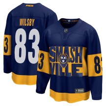 Youth Fanatics Branded Nashville Predators Adam Wilsby Navy 2022 Stadium Series Jersey - Breakaway Youth Fanatics Branded Nashville Predators Adam Wilsby Navy 2022 Stadium Series Jersey - Breakaway