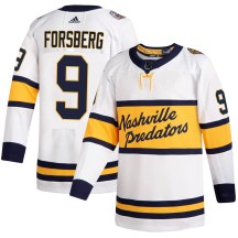 Men's Adidas Nashville Predators Filip Forsberg White 2020 Winter Classic Jersey - Authentic Men's Adidas Nashville Predators Filip Forsberg White 2020 Winter Classic Jersey - Authentic
