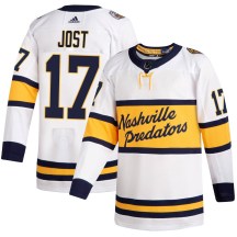 Men's Adidas Nashville Predators Tyson Jost White 2020 Winter Classic Player Jersey - Authentic Men's Adidas Nashville Predators Tyson Jost White 2020 Winter Classic Player Jersey - Authentic