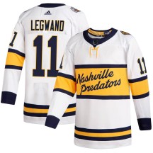 Men's Adidas Nashville Predators David Legwand White 2020 Winter Classic Jersey - Authentic Men's Adidas Nashville Predators David Legwand White 2020 Winter Classic Jersey - Authentic