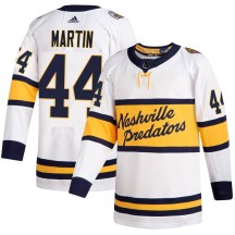 Men's Adidas Nashville Predators Brady Martin White 2020 Winter Classic Player Jersey - Authentic Men's Adidas Nashville Predators Brady Martin White 2020 Winter Classic Player Jersey - Authentic